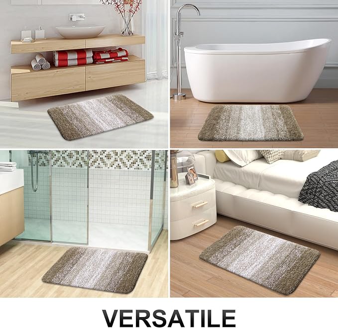 OLANLY Bathroom Runner Rugs Mat 47x20, Extra Soft Absorbent Microfiber Bath Rugs - Image 6