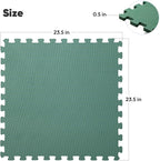24 Pack Home Gym Mat, Puzzle Exercise Mat, EVA Interlocking Foam Floor Tiles - Image 2
