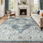 Lessymo 8x10 Vintage Medallion Rug - Image 4