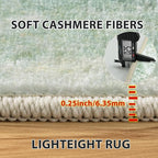 5x7 Area Rugs for Living Room Rug Washable: Abstract Rug for Dining Room - Image 7