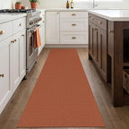 IOHOUZE Washable Runner Rug 2.6x8 Non Slip Rubber Backed Wide Hallway Runner - Image 2