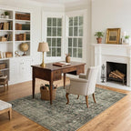 Machine Washable Throw Rugs for Entryway: Door Mat Indoor Entrance 4x6 Rug Boho - Image 2