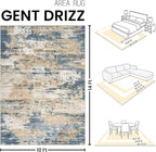 Area Rugs 10x14 Living Room: Large Soft Washable Rug Modern Abstract Anti-Skid - Image 2