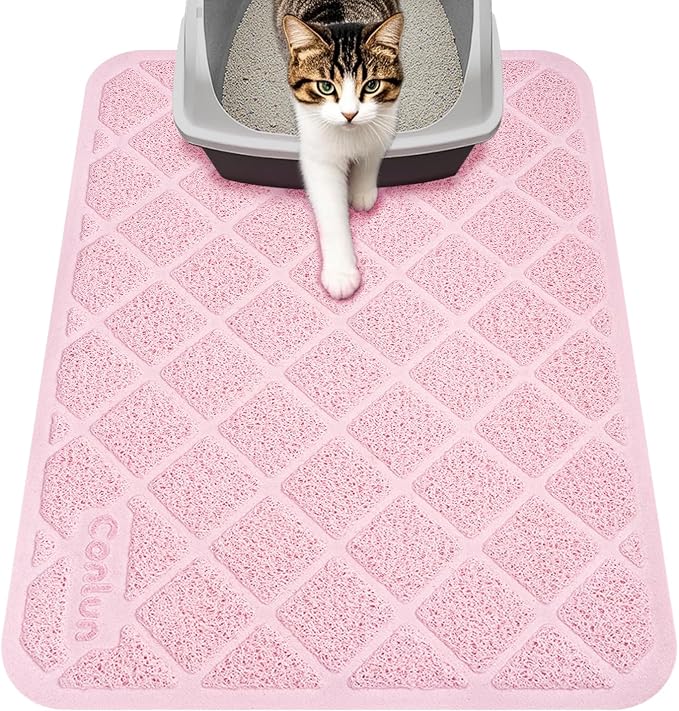 Conlun Cat Litter Mat Litter Trapping Mat, Less Waste Cat Litter Box Mat by Conlun