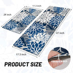 Arenarug Kitchen Mats for Floor 2PCS Cushioned Anti Fatigue Kitchen Mats - Image 2