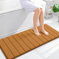 OLANLY Memory Foam Long Bathroom Rugs Runner 47x20, Super Soft Absorbent Bath by OLANLY
