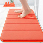 OLANLY Memory Foam Bath Mat 35x16, Super Soft Absorbent Bathroom Rugs, Quick Dry by OLANLY