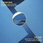 GXMMAT Large Yoga Mat 12'x6'/10'x6'/6'x8', Extra Thick Workout Mats - Image 3
