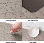 WISELIFE Kitchen Mat Cushioned Anti Fatigue Floor Mat, Thick Non Slip Water - Image 3