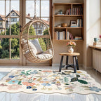 Washable 3x5 Entryway Area Rugs: Ultra Soft Floral Carpet - Image 2