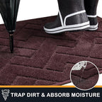 PURRUGS Dirt Trapping Door Mat 32" x 47", Non-Slip Machine Washable Entry Rug - Image 5