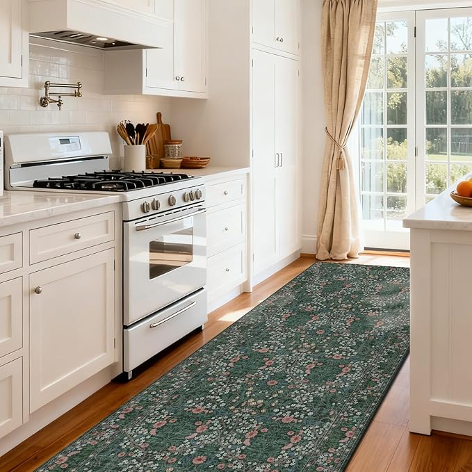 Washable 2' x 6' Runners for Hallways, Non Slip Long Floor Runner for Kitchen - Image 2