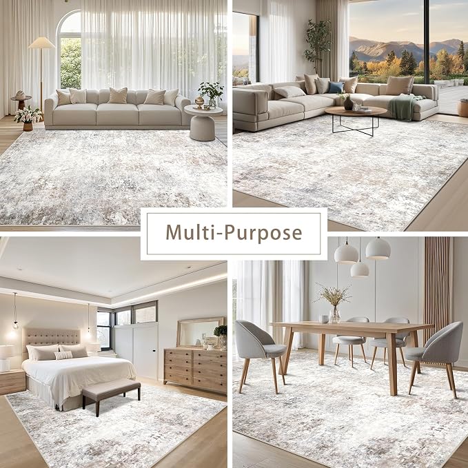 Srugn Washable Rugs 6x9 Area Rugs - Image 5