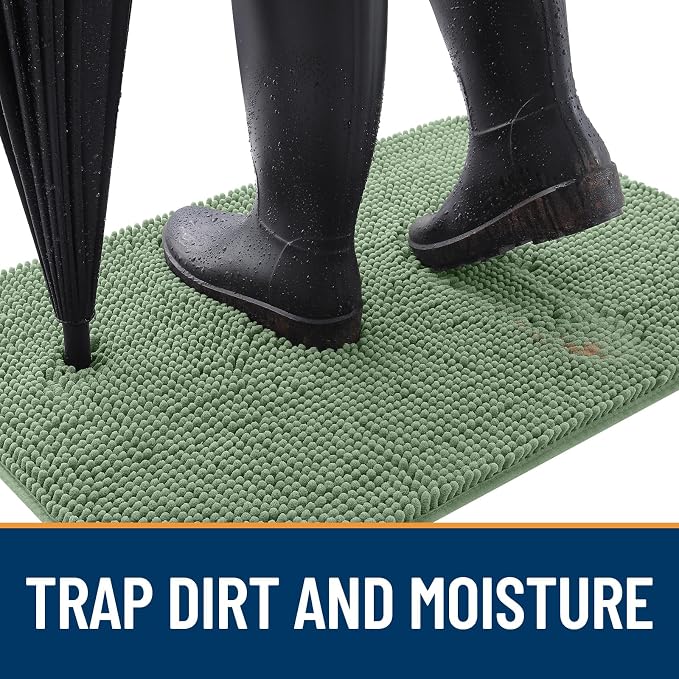 OLANLY Dog Door Mat for Muddy Paws 54x24, Absorbs Moisture and Dirt, Absorbent - Image 2