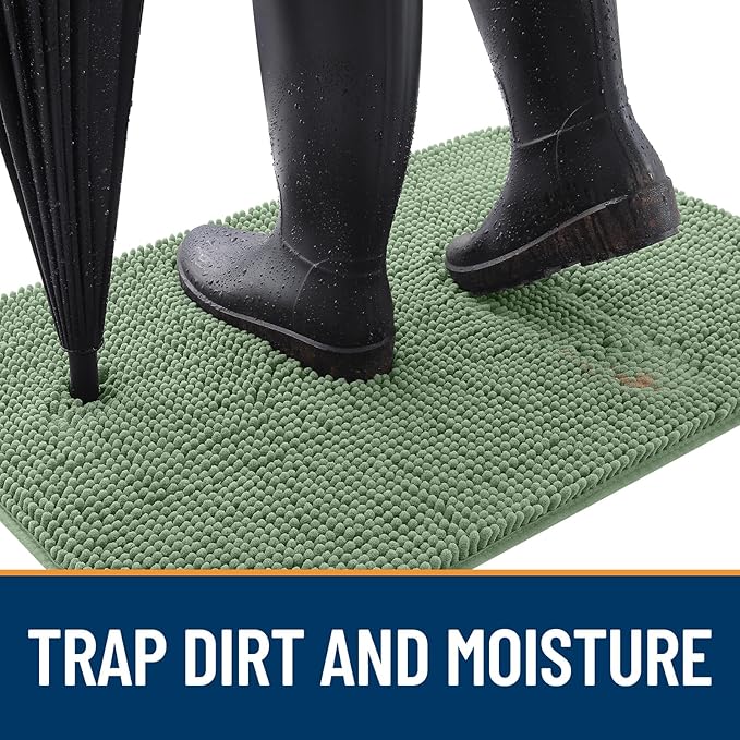 OLANLY Dog Door Mat for Muddy Paws 36x24, Absorbs Moisture and Dirt, Absorbent - Image 2
