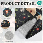 DUKINO 3x5 Area Rug, Floral Rugs - Image 5