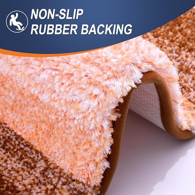 OLANLY Large Bathroom Rugs Mat 45x27, Extra Soft Absorbent Microfiber Bath Rugs - Image 4