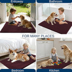OLANLY Dog Door Mat for Muddy Paws 24x16, Ultra Absorbent Chenille Mud Doormat - Image 8