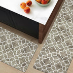 FRESHMINT Kitchen Mat Set of 2, Anti-Fatigue Cushioned Kitchen Mats - Image 2