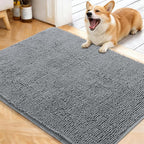 OLANLY Dog Door Mat for Muddy Paws 40x32, Absorbs Moisture and Dirt, Absorbent by OLANLY