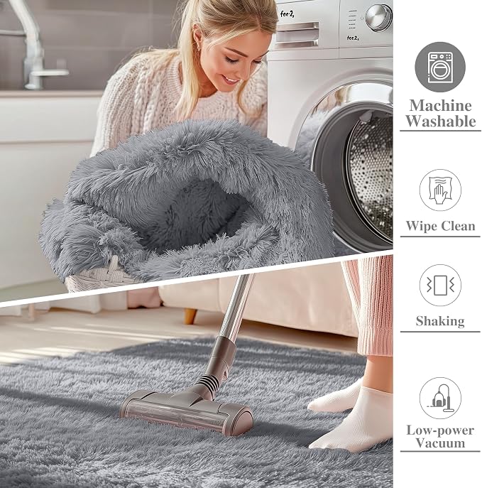 OLANLY 8x10 Machine Washable Large Area Rugs - Image 2