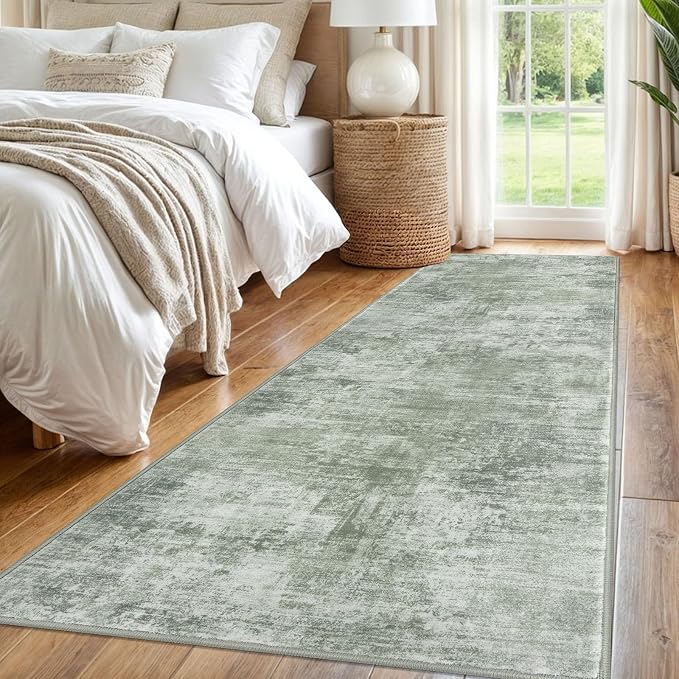 IOHOUZE Abstract Runner Rug 3x8 Ft Washable Runners - Image 6