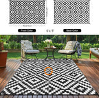 Outdoor Patio Plastic Straw Rug - Image 3