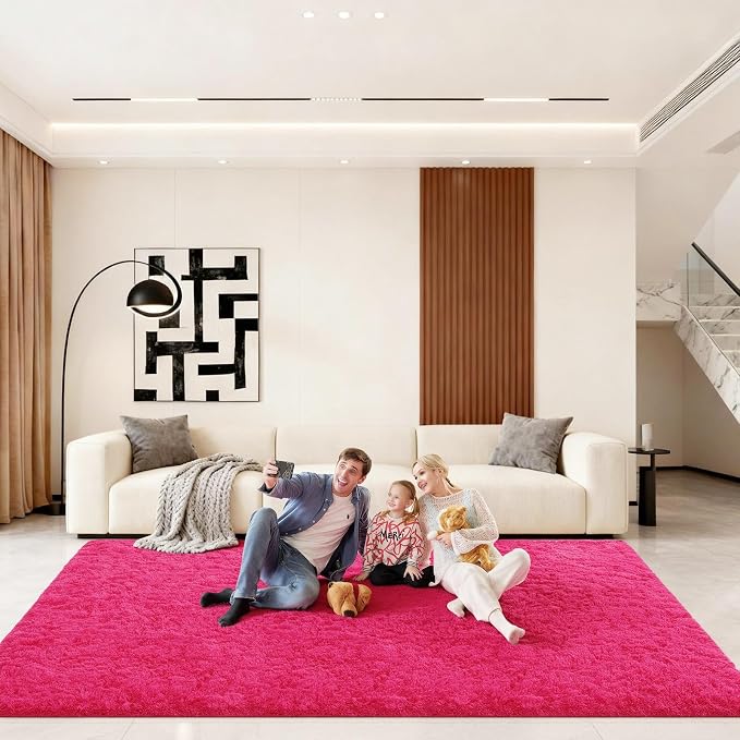 6x9 Area Rugs for Living Room, Large Fluffy Rugs for Bedroom, Fuzzy Shag Soft - Image 6