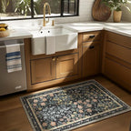 Machine Washable Small Rugs for Entryway: Door Mat Indoor Entrance 2x3 Rug Boho - Image 2