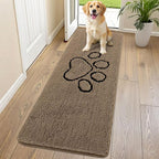 Smiry Dog Door Mat for Muddy Paws, Absorbent Dirt Trapper Non Slip Quick Dry by Smiry