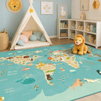 Washable Kids Playroom Rug – 5x7 Play Rug by HazoHaus
