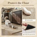 MontVoo Kitchen Rugs Non Slip Washable, Absorbent Braided Kitchen Mats - Image 3