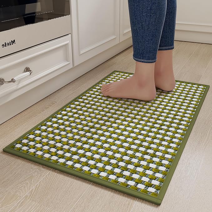 YDKGL Kitchen Mats for Floor, Super Absorbent Kitchen Rugs Non Slip Washable by YDKGL