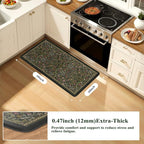 Collive Kitchen Mats for Floor, Cushioned Anti Fatigue Mat Non Slip Waterproof - Image 2