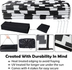 SAND MINE Waterproof Outdoor Rug 9x18 ft, Plastic Straw Rug, Modern Area Rug - Image 4