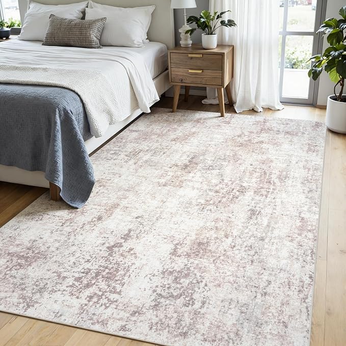 Area Rugs 5x7 Living Room: Large Soft Washable Rug Modern Abstract Anti-Skid - Image 3