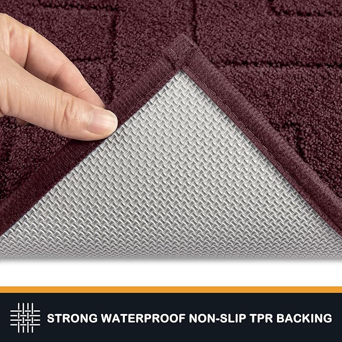 PURRUGS Dirt Trapping Door Mat 32" x 47", Non-Slip Machine Washable Entry Rug - Image 4