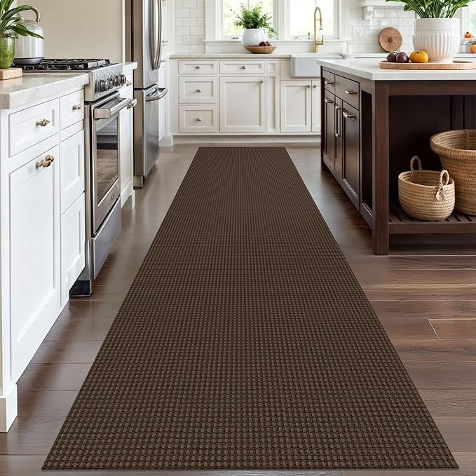 IOHOUZE Washable Runner Rug 3x12 Non Slip Rubber Backed Extra Long Hallway - Image 7