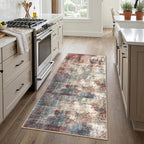 IOHOUZE Abstract Runner Rug 3x6 Ft Washable Runners - Image 2