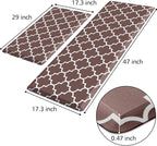 KMAT Kitchen Mat 0.47in Cushioned Anti-Fatigue Kitchen Rug, Waterproof Non-Skid - Image 2