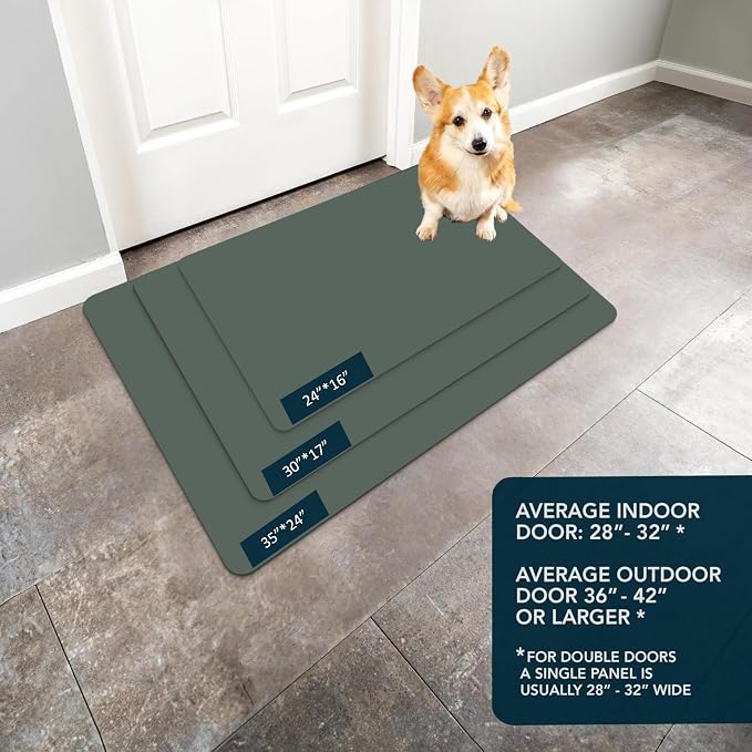 Ultra Thin Door Mat Indoor Entrance, 1/10 in Thin Door Mats - Image 8