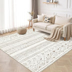 cotiled 10x10 Area Rugs Living Room Rug: Washable Boho Rugs by COTILED