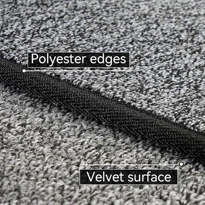 Runner Rug with Non Slip Rubber Backing, Washable Soft Floor Carpet - Image 2