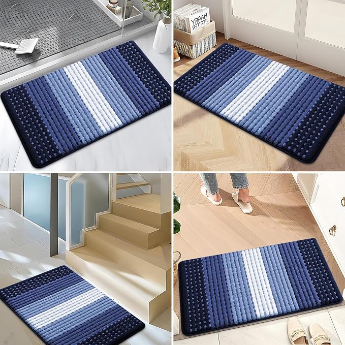 Kitinjoy Indoor Outdoor Door Mat, 47x24 Non-Slip Absorbent Dirt Trapper - Image 6