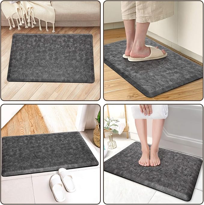 KMAT Kitchen Mat Cushioned Anti-Fatigue Floor Mat Waterproof Non-Slip Standing - Image 5