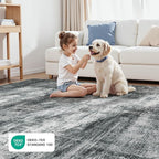Lofus 8x10 Area Rug for Living Room, Neutral Modern Washable Carpet for Bedroom - Image 5