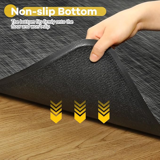 BesWin Office Chair Mat for Hard Floors, Computer Chair Mat for Rolling Chair - Image 5