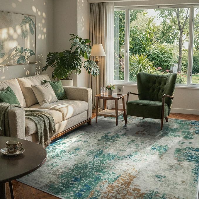 Lahome Modern Abstract Area Rug 5x7 Rugs by Lahome