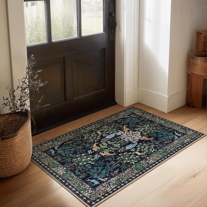 2x3 Washable Throw Rugs for Entryway: Door Mat Indoor Entrance Small Area Rug - Image 6
