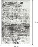 9x12 Area Rugs Washable Rug: Modern Abstract Living Room Rug Soft Anti-Skid - Image 2